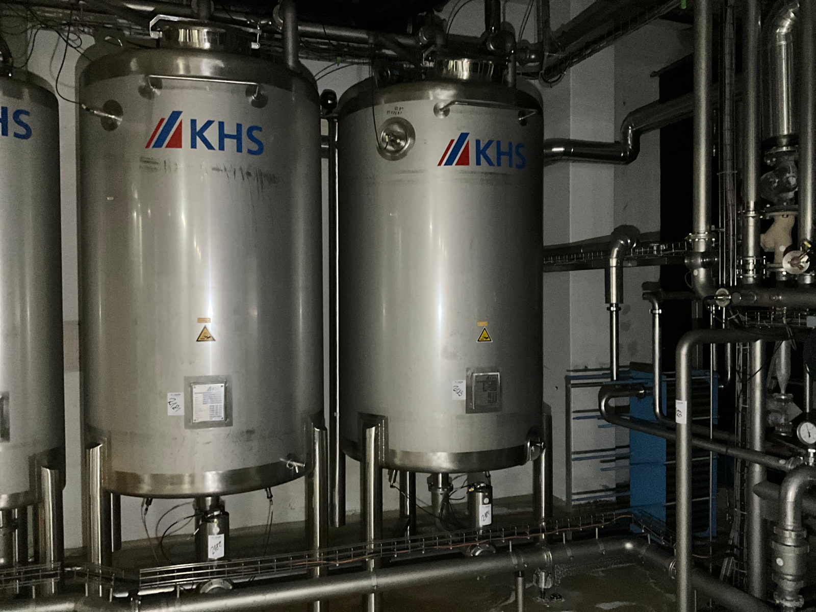 Overzichtsfoto van 2006 KHS CIP-TANK s/s silo 2000L
